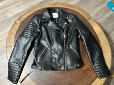 Copperose Pleather Black Jacket Sz Sm 