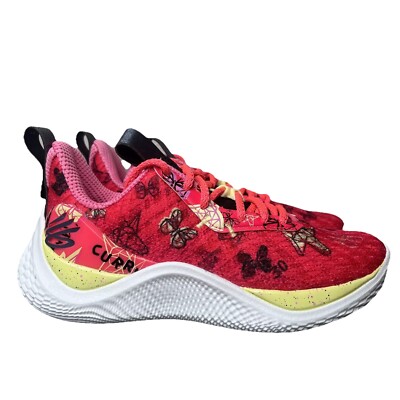 UNDER ARMOUR Curry Flow 10 Unicorn & Butterfly Basketball Shoes GS 4Y Womens 6