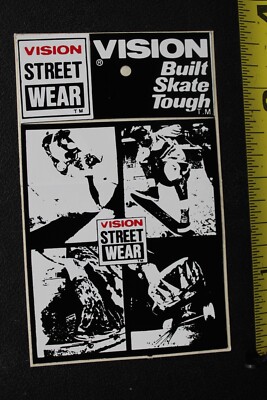 Vision Street Wear Skate Clothing Tag OG 80's Z63A Vintage