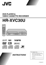 JVC HR-XVC30U VCR Owners Instruction Manual Reprint