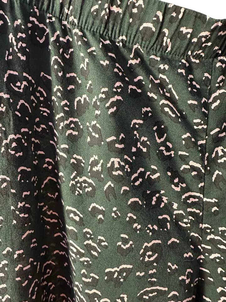 Victoria’s Secret Pijama 2 Bolsillos Pantalones de Salón Mujer’s Grande Negro Rosa Verde Foto 2 de 4