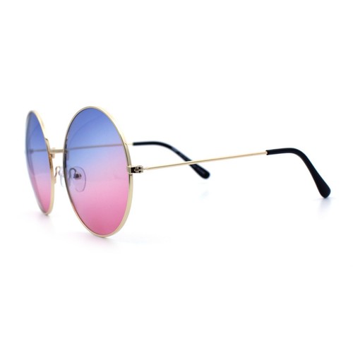 Classic Oversize Joplin Style Hippie Round Circle Lens Sunglasses - 第 45/58 張圖片