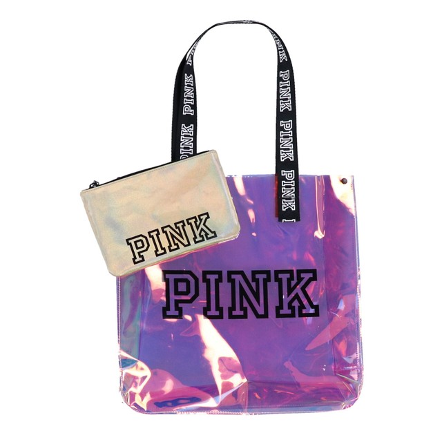 victoria secret iridescent tote