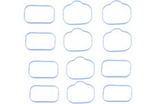 For 2011-2014 Dodge Avenger 3.6L V6 Engine Intake Manifold Gasket Set URO 2012