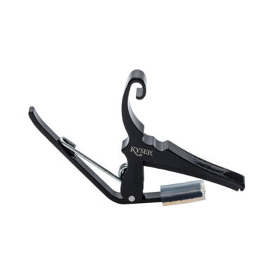 Kyser KG6BA Black Quick Change Capo for Six String Acoustic Guitars