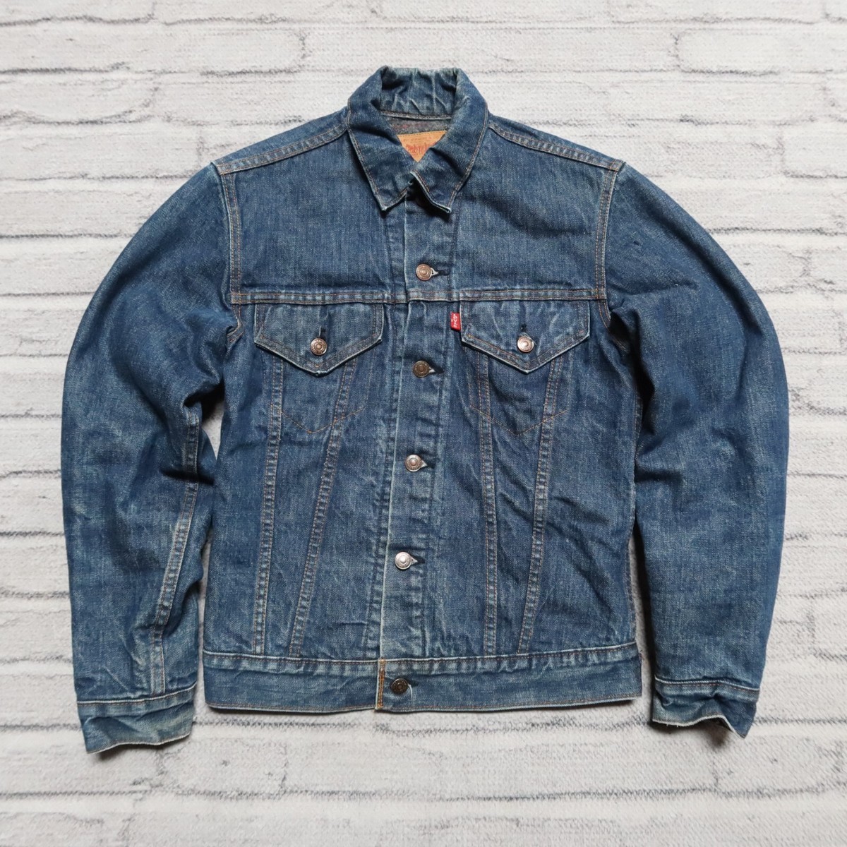 Vintage Levis Type 3 Troy Blanket Lined Denim Trucker Jean Jacket
