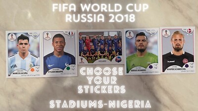 Panini FIFA World Cup Russia 2018 Stickers #11-351 YOU PICK-COMPLETE YOUR SET