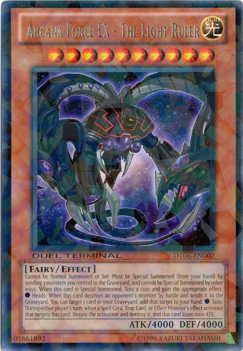 Arcana Force EX - The Light Ruler - DT06-EN002 - Rare - Duel