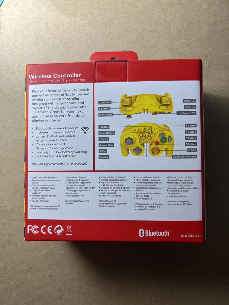 Pikachu wireless gamecube controller cheap