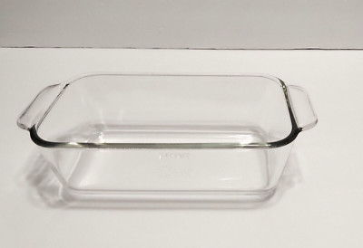 Vintage Pyrex #213-R Clear Loaf Pan 1.5 Liter MADE IN USA