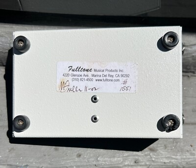 2002 Fulltone Soul-Bender Fuzz Pedal Three NKT275 Transistors
