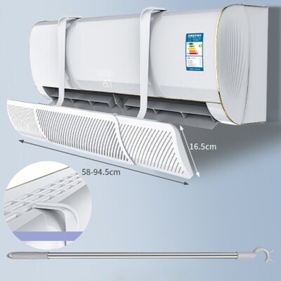 Verstelbare Airconditioning Deflector Airco Wind Deflector - Verstelbare Luchtgeleider Voor Een Comfortabel Klimaat Plakmontage Airco Accessoire