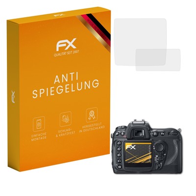atFoliX 3x Panzerfolie für Fujifilm FinePix S5 Pro Schutzfolie matt&stoßfest