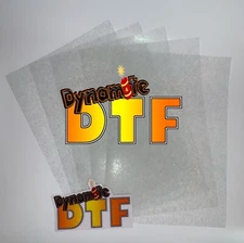 NEW: GLITTER DTF P.E.T. Film. A4 Sheets. 8.25  Inch X 11.75 Inch. USA Seller