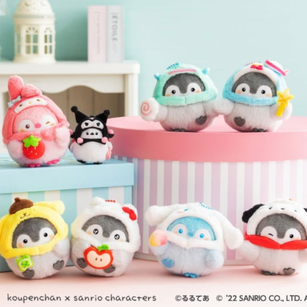 Koupen Chan x Sanrio Hello Kitty Palm Plush Mascot Key Chain