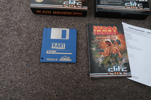 Ikari Warriors By Elite ~ Original Boxed Amiga Game VGC - Afbeelding 4 van 8