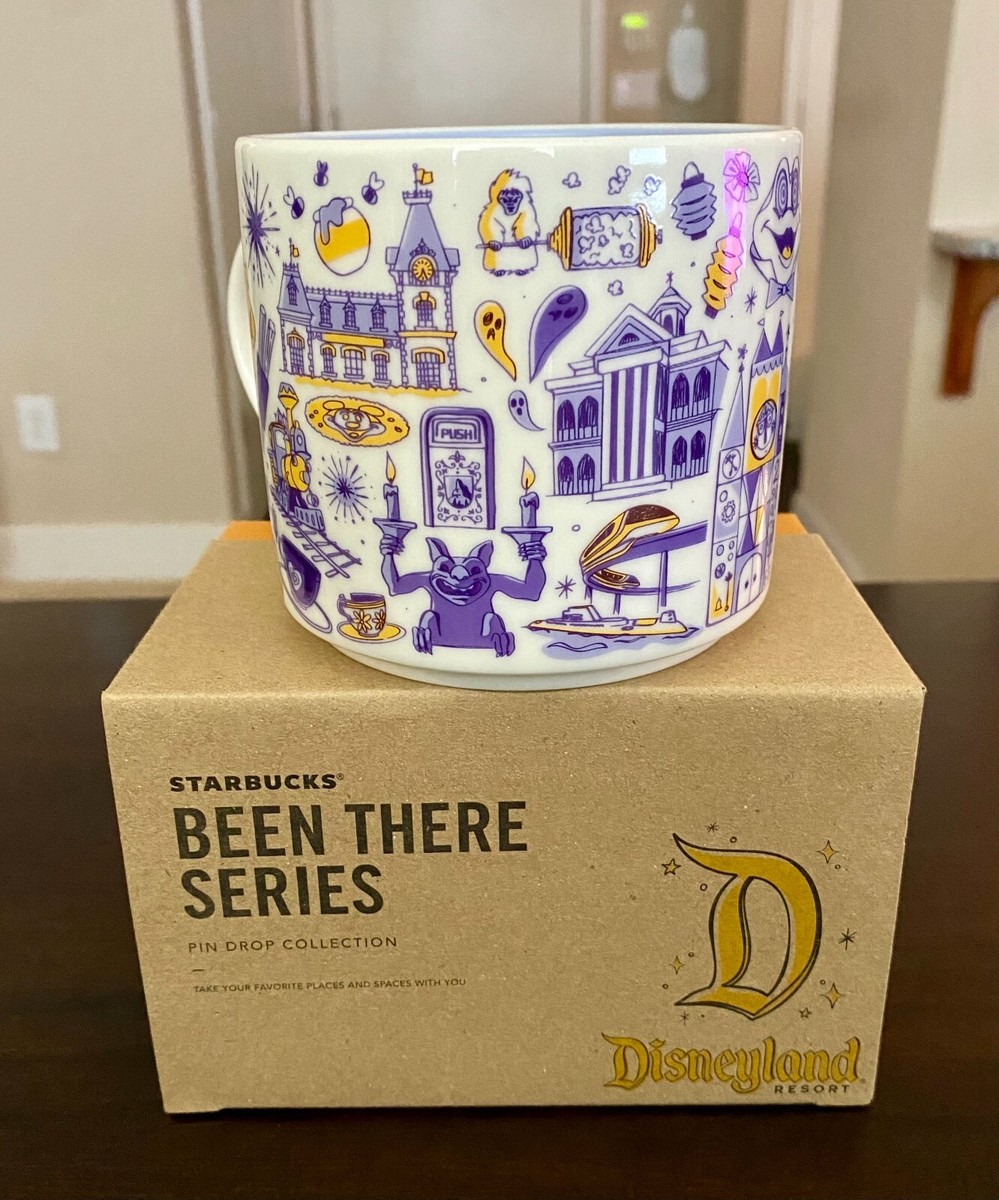NEW Disneyland Been There Series Starbucks Mug Disney Parks Purple & Yellow  | eBay