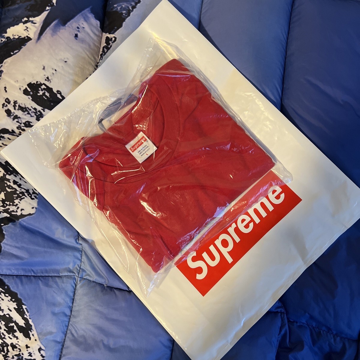 Supreme 骨格プリント サーマルLサイズ 赤 Supreme】サイズ問題！骨サーマル【シュプリーム】 - YouTube