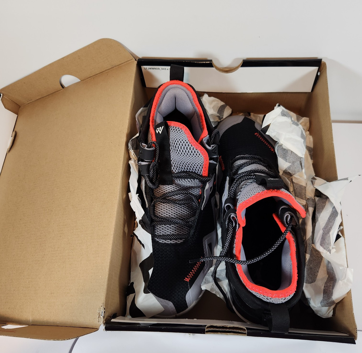 Size 10.5 - Jordan Westbrook One Take‎ Black Cement in Original Box Nike Mens Air Jordan Westbrook One Take Black Basketball  main image 3