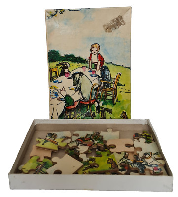 WINIIE THE POOH 24-teiliges Puzzle Pazzle Brettspiele  1973 Vintage 