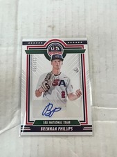 Brennan Phillips 2023 Panini USA Stars & Stripes Auto #18US-BP #219/399 NrMt