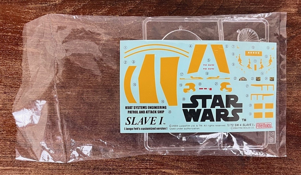 Star Wars SLAVE 1. Fine Molds 1/72 model Kit SW-4 | eBay