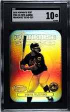 2020 Bowman's Best Pete Alonso Franchise '20 Die-Cut SGC 10 GEM MINT