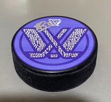 Ashton Bell signed PWHL Ottawa official puck  autographed