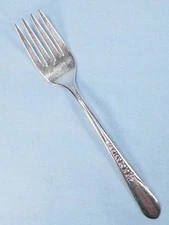 Priscilla Lady Ann Silverplate Salad Fork Rogers International 1941 Good Cond