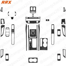 36Pcs Real Carbon Fiber Kits Full Interior Trim For Jaguar F-PACE X761 2016-2020