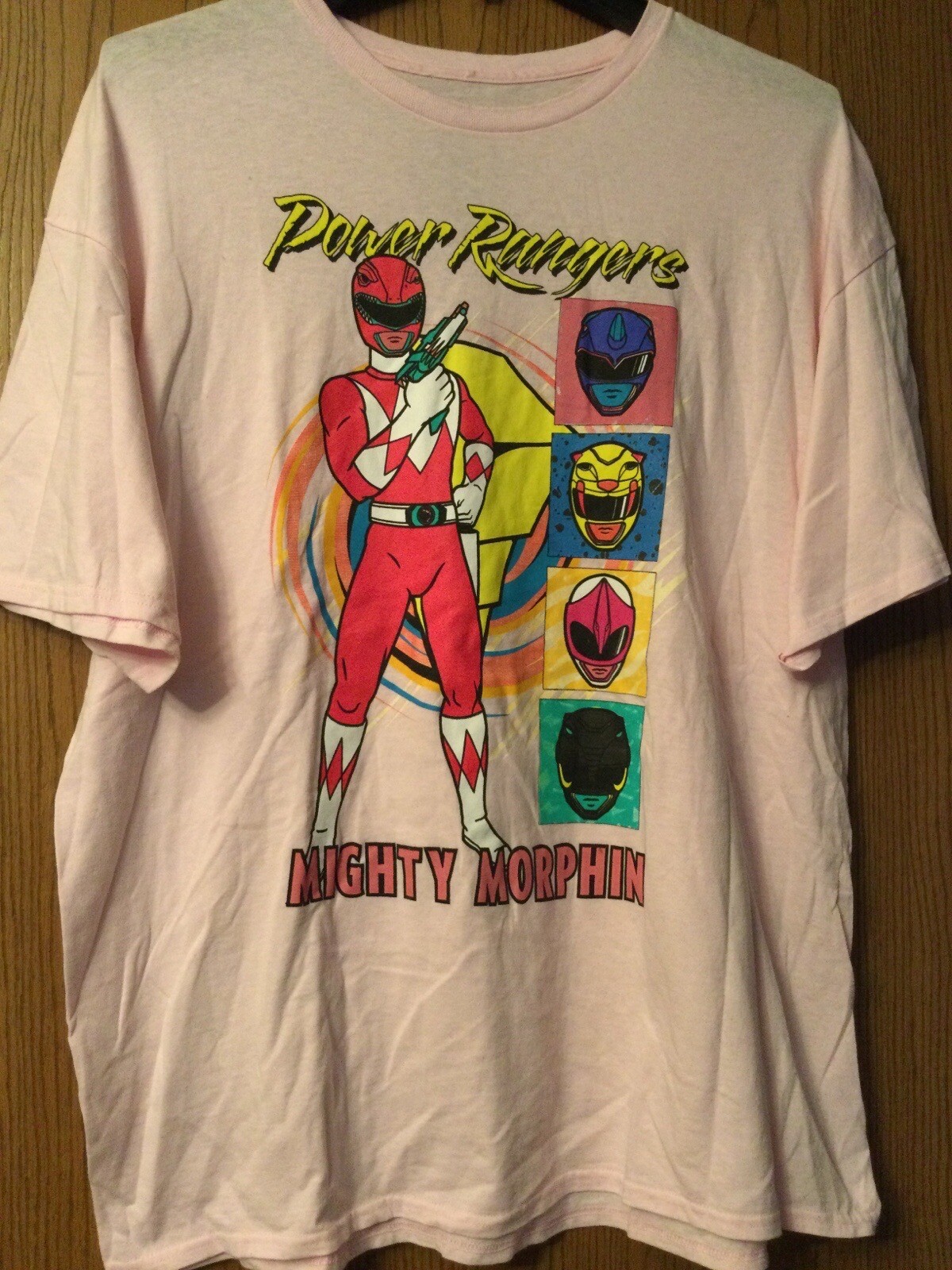 Mighty Morphin Power Rangers - Pink Shirt - 1X - Gem
