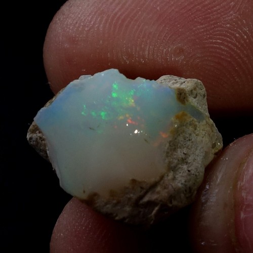 AAA+ Ethiopian Rough Multi Fire Opal Specimen Opal Loose Gemstone 11.40 Carat - Picture 3 of 9
