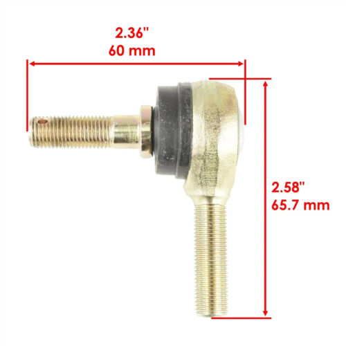 Pair Inner Outer Tie Rod End Kit for Polaris Predator 500 03-06 - Picture 2 of 3