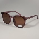 Tommy Hilfiger "Ariana" WP OL566 Round Cat Eye Sunglasses Pink Frame Brown Lens