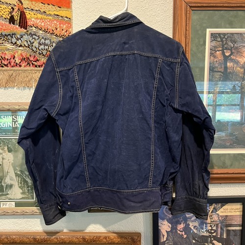 Vintage 60er/70er Lee Rockabilly SELTEN gebürstetes Wildleder Polo Größe Medium - Bild 5 von 6