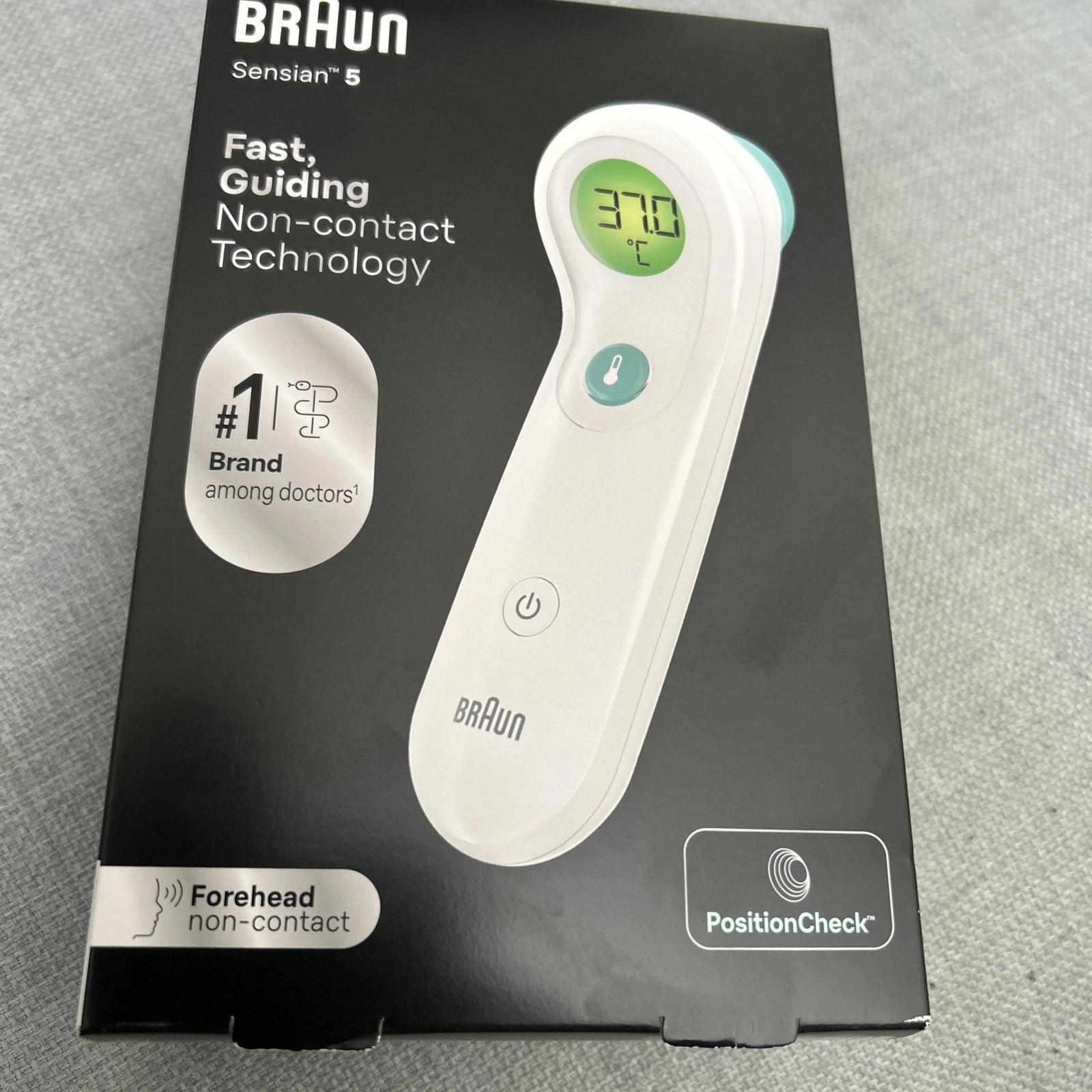 Braun Sensian 5 Non Contact Forehead Thermometer Digital Display (BNIB)
Opens in a new window or tab