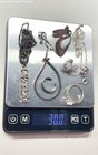 Silver Stamped/Unstamped Chain-Pendant-Bracelet-Earrings-Ring (7 Pcs) 30.0gr — photo 7
