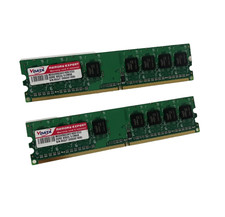 2x VDATA 1GB DDR2 800MHz PC2-6400 2GB Desktop RAM DIMM Tested