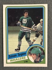 1984-85 O-Pee-Chee #79 Sylvain Turgeon Rookie RC Hartford Whalers NM 