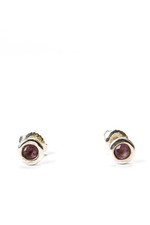Elsa Peretti for Tiffany & Co. 925 Silver Amethyst Color By the Yard Studs 1g