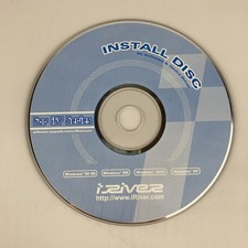 Install Disc PC Software Device Driver iFP Series iRiver Discs Windows ME 2000