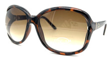 NEW OSCAR DE LA RENTA 1309 215 TORTOISE GRADIENT AUTHENTIC SUNGLASSES 60-16-127