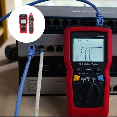 Multifunction Ethernet Tester with POE Electric Detectio for SSTP Cables