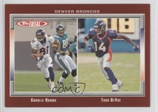 2006 Topps Total Total Red Charlie Adams Todd Devoe #320 Rookie RC