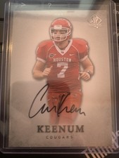 2012 SP Authentic Case Keenum Auto Rookie #18 Vikings Cougars RC