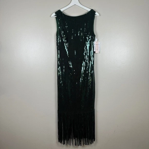 nanette lepore green sequin dress retroféte Women's Sadlyn Sequin Dress - Green main image 1