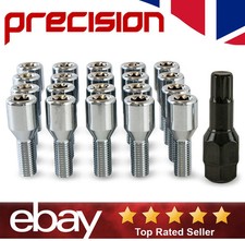For Nissan Qashqai - Silver Tuner Wheel Bolts - Set of 20 - Aftermarket Alloys