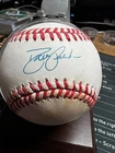 Dave Justice Braves Autographed Official National League Baseball-No COA