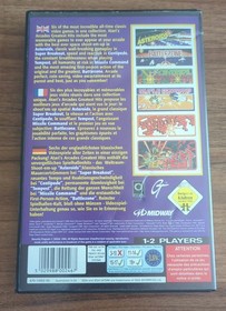 Arcades Greatest Hits The Atari Collection 1 Sega Saturn PAL complete manual