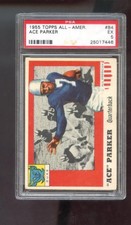 1955 Topps All-American #84 Ace Parker PSA 5 Graded Football Card Duke